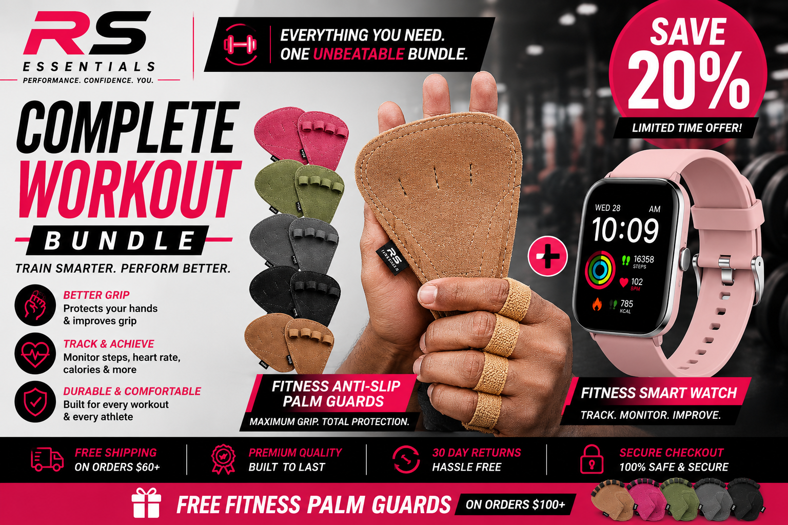 Workout Essentials Bundle – Save 20% RS ESSENTIALS.